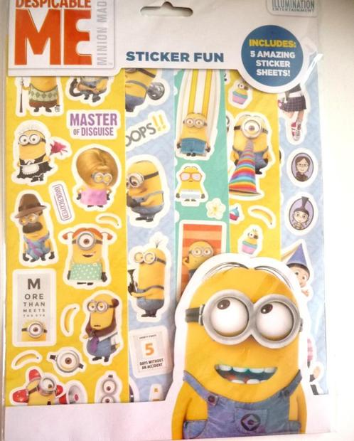 MINIONS STEMPEL DOOS MET KLEURSTIFTEN EN STICKERS NIEUW, Verzamelen, Poppetjes en Figuurtjes, Nieuw, Verzenden
