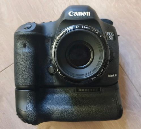 Canon 5D Mk III 50mm 1.8, Audio, Tv en Foto, Fotocamera's Digitaal, Zo goed als nieuw, Spiegelreflex, Canon, Geen optische zoom