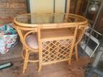 Tuinset bistroset van rotan., Tuin en Terras, Tuinsets en Loungesets, Ophalen, Gebruikt
