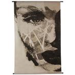 NIEUW! Wandkleed face beige tones 140x170cm, Ophalen of Verzenden, Nieuw