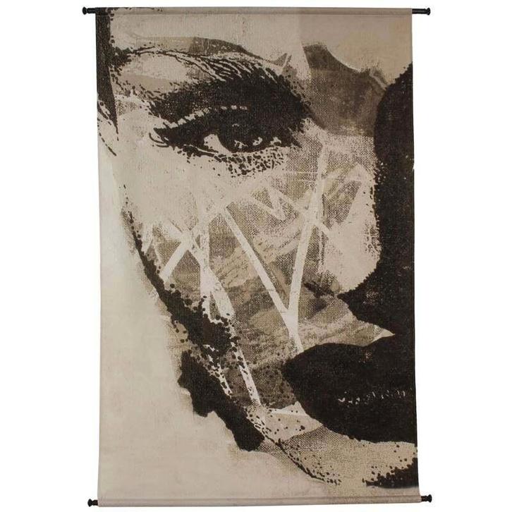 NIEUW! Wandkleed face beige tones 140x170cm, Huis en Inrichting, Woonaccessoires | Wanddecoraties, Nieuw, Ophalen of Verzenden