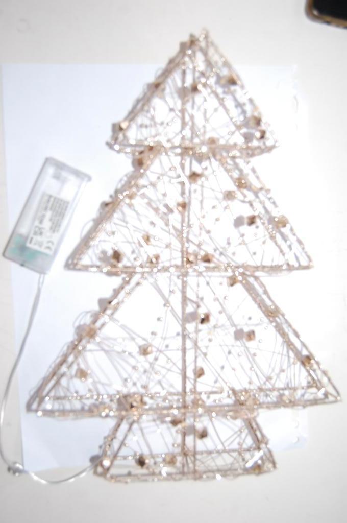 Een VERLICHTE KERSTBOOM van CA  30 cm, Ophalen of Verzenden, Zo goed als nieuw