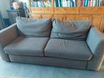 GRATIS AF TE HALEN  2,5 zits bruine bank stevige stof, Ophalen, Gebruikt, 75 tot 100 cm, Stof