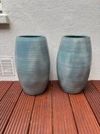 Grote potten /vazen, Tuin en Terras, Bloempotten, Ophalen, Rond, Zo goed als nieuw, Minder dan 25 cm