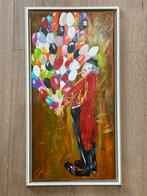 Schilderij Clown met ballonnen, Ophalen
