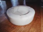 Witte marmeren asbak, Overige materialen, Gebruikt, Crème, Ophalen of Verzenden