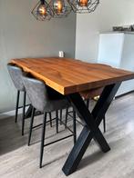 Prachtige opmaat gemaakte bartafel, Ophalen, Eikenhout, 50 tot 100 cm, Zo goed als nieuw