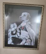 Reproductie met Passepartout.Moet weg!! In prijs verlaagd!, Antiek en Kunst, Ophalen