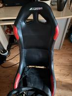 Corsa Racestoel - Lederen Bekleding, Spelcomputers en Games, Games | Overige, 1 speler, Ophalen of Verzenden, Gebruikt, Racen en Vliegen