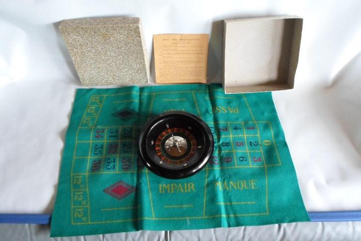 Oud Roulette Spel France, Hobby en Vrije tijd, Gezelschapsspellen | Bordspellen, Gebruikt, Ophalen of Verzenden