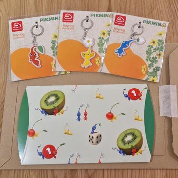  Pikmin 4 Sleutelhangers + Cadeaudoosje beschikbaar voor biedingen