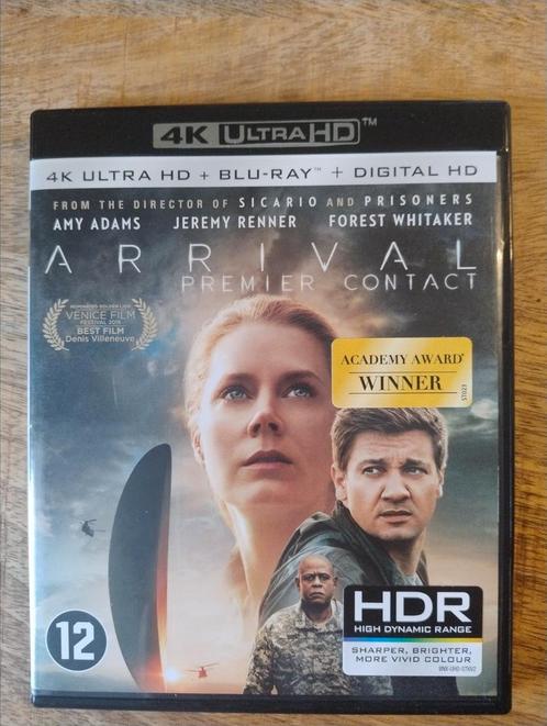 Arrival 4k Ultra HD blu-ray + digitale HD, Cd's en Dvd's, Blu-ray, Zo goed als nieuw, Drama, Ophalen of Verzenden