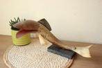 Vintage vis uit koehoorn, Ophalen of Verzenden, Gebruikt, Beeldje of Figuurtje