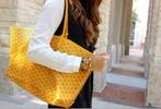 Goyard tas medium Geel, Verzenden, Zo goed als nieuw, Geel