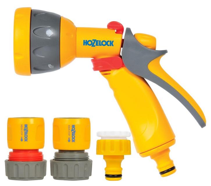 Hozelock Multi-Spraygun startset Ø 15 & 19 mm, Tuin en Terras, Tuinslangen, Nieuw, Tuinslang, Ophalen of Verzenden