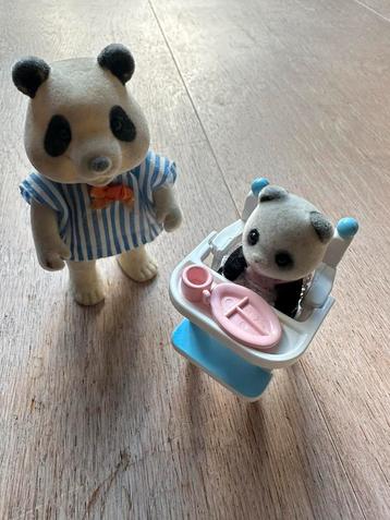 Sylvanian Families Pandabeer met baby beschikbaar voor biedingen