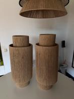 Zara Home hanglamo jute riet rotan, Huis en Inrichting, Lampen | Hanglampen, Ophalen of Verzenden
