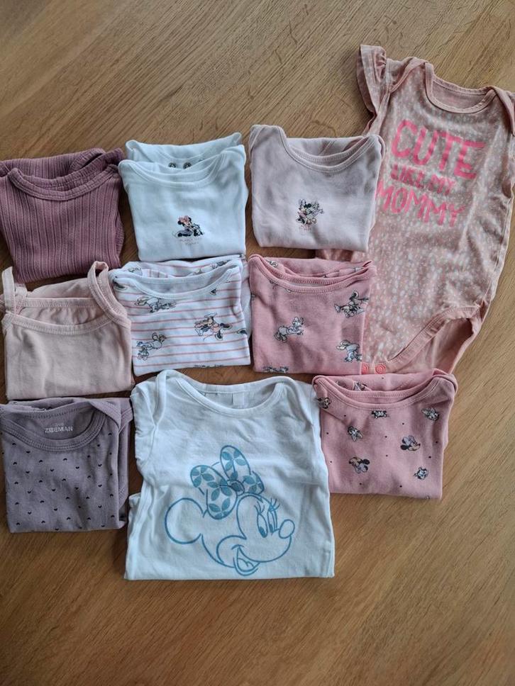 Rompers maat 68 - 10 stuks, Kinderen en Baby's, Babykleding | Baby-kledingpakketten, Zo goed als nieuw, Maat 68, Ophalen of Verzenden