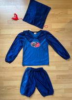 Donkerblauw pietenpak Prof Piet De Club van Sinterklaas 4-6, Diversen, Sinterklaas, Ophalen of Verzenden, Gebruikt