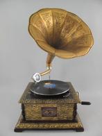 Grammofoon - platenspeler - Nostalgische grammofoon, Antiek en Kunst, Antiek | Tv's en Audio, Ophalen of Verzenden