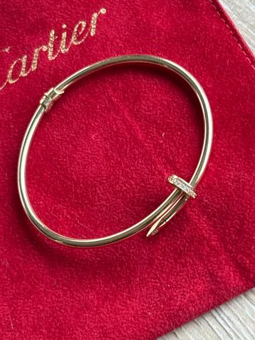 18K Gouden Juste Un Clou Armband  model met Diamanten beschikbaar voor biedingen