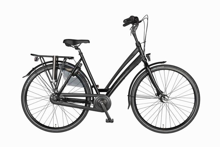 Burgers Urban zwart dames 46cm 28inch, Fietsen en Brommers, Fietsen | Dames | Damesfietsen, Nieuw, Overige merken, Versnellingen