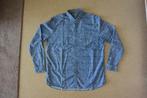 Tom Tailor heren blouse XXL regular blauw ecru zga nieuw, Overhemd, Blauw, Tom Tailor, Ophalen of Verzenden