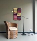 Vintage pencil reed lounge stoel Crespi stijl, Ophalen, Zo goed als nieuw, Eén