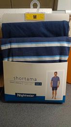 nieuwe heren shortama M + extra shirt, Kleding | Heren, Pyjama's, Ophalen of Verzenden, Nieuw