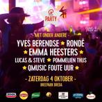 Qmusic the party, Tickets en Kaartjes, Drie personen of meer