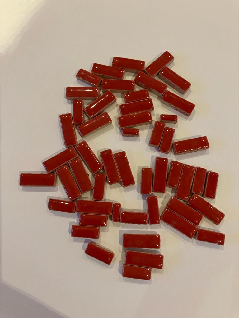 Mozaiek keramiek staafjes mix div kleuren per 50 gram, Ophalen of Verzenden, Nieuw, Materiaal