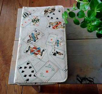  Vintage etui voor 2 pakjes speelkaarten beschikbaar voor biedingen