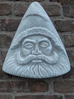 Kerstman wanddecoratie betonnen beeld tuinbeeld beton, Tuin en Terras, Ophalen of Verzenden, Nieuw