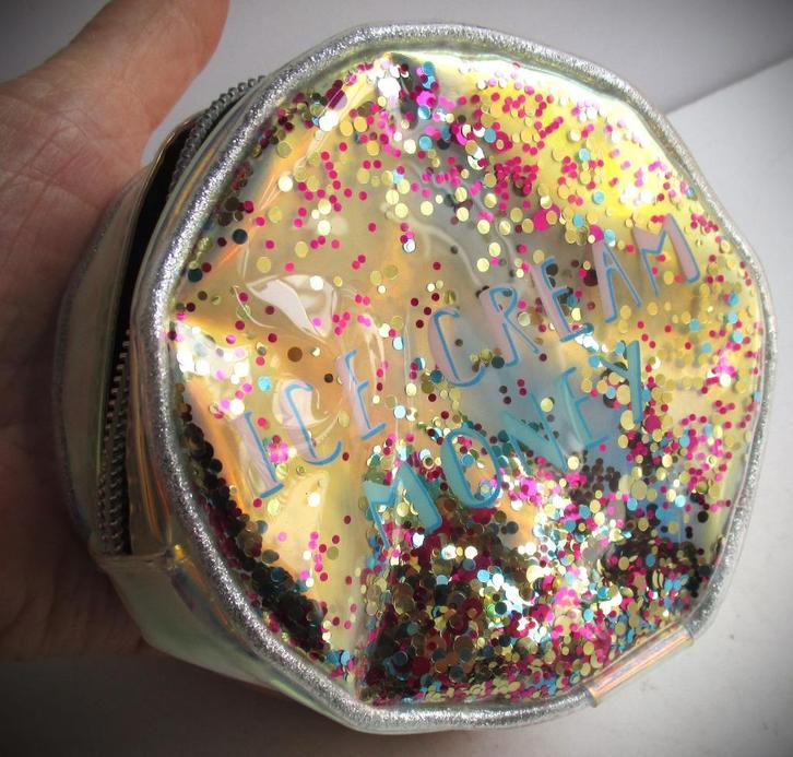 Holografisch Ice-cream portemonnee~Ice Cream Money, Kinderen en Baby's, Kindermode-accessoires, Zo goed als nieuw, Ophalen of Verzenden