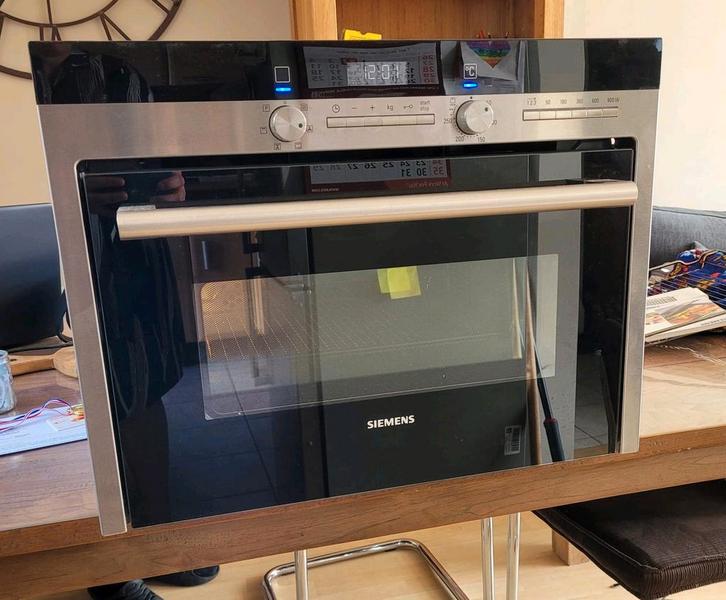 SIEMENS Inbouw combimagnetron HB84K552N, Witgoed en Apparatuur, Magnetrons, Gebruikt, Inbouw, Combimagnetron, 45 tot 60 cm, Grill