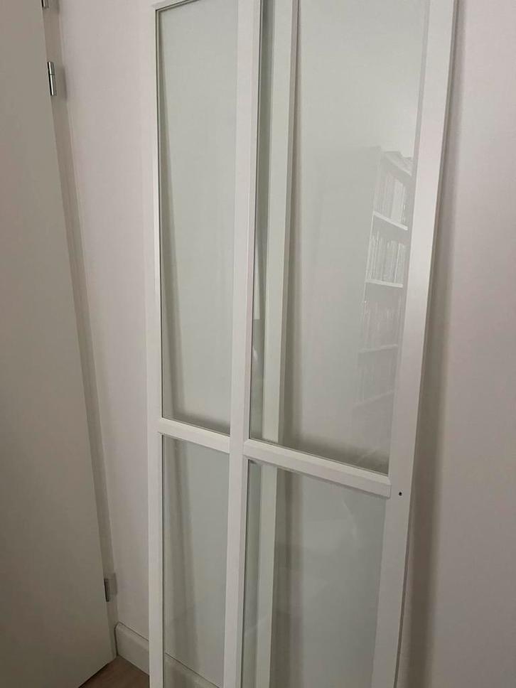 2 stuks Oxberg IKEA glazen deuren Billy boekenkast, Doe-het-zelf en Verbouw, Deuren en Horren, Zo goed als nieuw, Binnendeur, 200 tot 215 cm