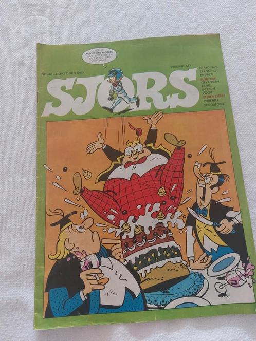 3 losse nummers Sjors, Boeken, Stripboeken, Gelezen, Meerdere stripboeken, Ophalen