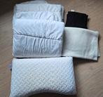 Hema 4-seizoenen dekbed 140x200 + kussen + dekentjes, Ophalen, Gebruikt, Eenpersoons, Wit