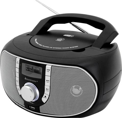 Soundmaster SCD1700SW - Boombox met DAB+ en CD/MP3/USB, Audio, Tv en Foto, Radio's, Zo goed als nieuw, Overige typen, Met cd-speler