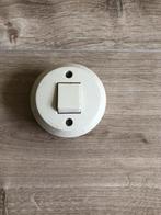 Vintage Lampschakelaar, Doe-het-zelf en Verbouw, Elektra en Kabels, Ophalen, Gebruikt