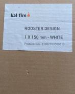 Kal-fire rooster design 1x150 white, Ophalen of Verzenden, Nieuw, Inbouwhaard, Houthaard