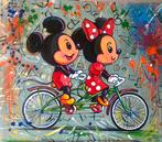 Alex L- Mickey & Minnie Mouse- Handgeschilderd- Uniek, Antiek en Kunst, Ophalen of Verzenden