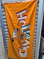 Oranje Holland vlag met leuke print, Ophalen of Verzenden, Gebruikt