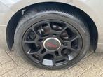 Fiat 500 C 0.9 TwinAir Turbo Sport Cabrio *carplay *cruise, Gebruikt, Zwart, Cabriolet, Leder en Stof