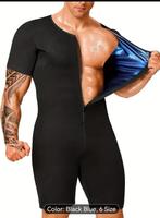 Sauna Zweetsuit Workout Tanktop Taille Met Ritssluiting, Ophalen, Nieuw, Benen, Overige typen