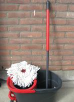 Bijna nieuw: Vileda easy wring & turboclean dweilset, Ophalen, Dweilemmer, -bak, of -wagen