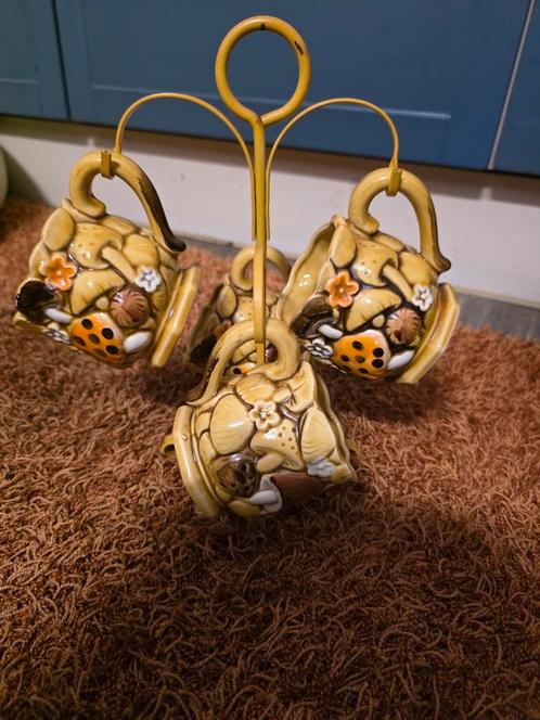 vintage mushroom bekers, Antiek en Kunst, Antiek | Keramiek en Aardewerk, Ophalen