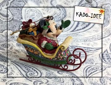 Jim Shore Disney Mickey Mouse in Arrenslee – kerstfiguurtje  beschikbaar voor biedingen
