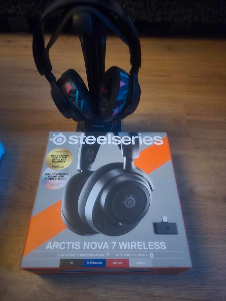 Steelseries Arctis Nova 7 Wireless Headset, Audio, Tv en Foto, Koptelefoons, Nieuw, Over oor (circumaural), Sennheiser, Draadloos