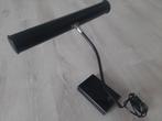 Pianolamp zwart breed, Ophalen of Verzenden, Gebruikt, Minder dan 50 cm